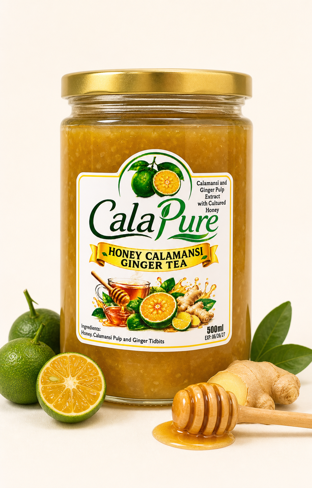 Honey Calamansi Ginger Tea, 500 ml